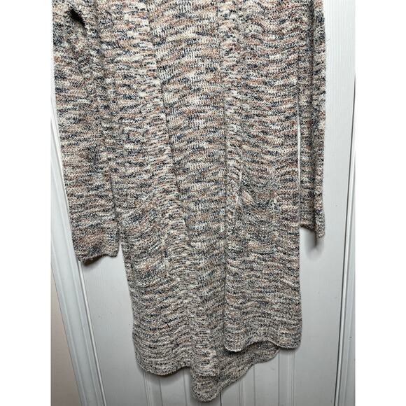 Pilcro Sweater Cardigan Womens Space Dyed Duster Long Open Front XS - Picture 3 of 10